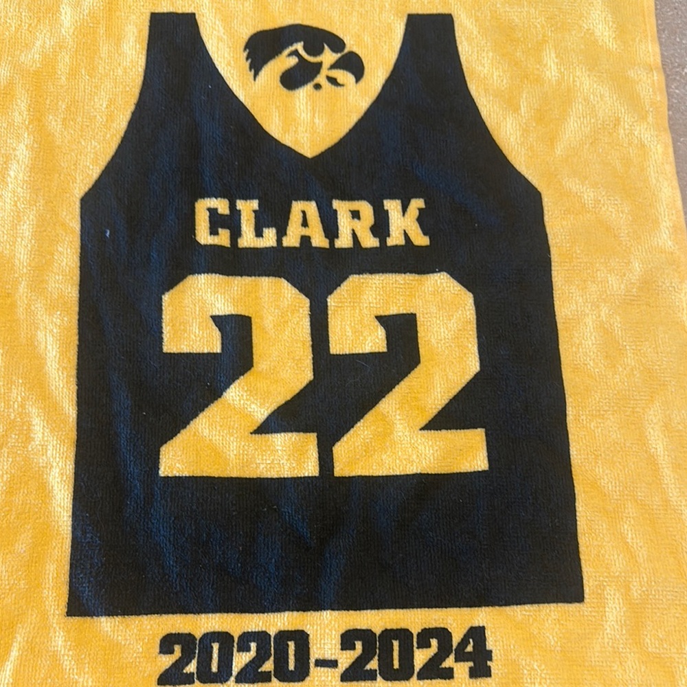 Caitlin Clark Retirement Game Towel.